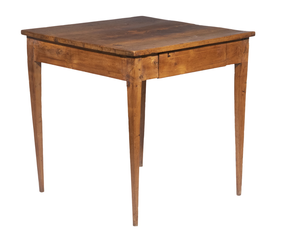 MARQUETRY INLAID GAMING TABLE