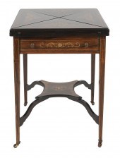 MARQUETRY-INLAID HANDKERCHIEF