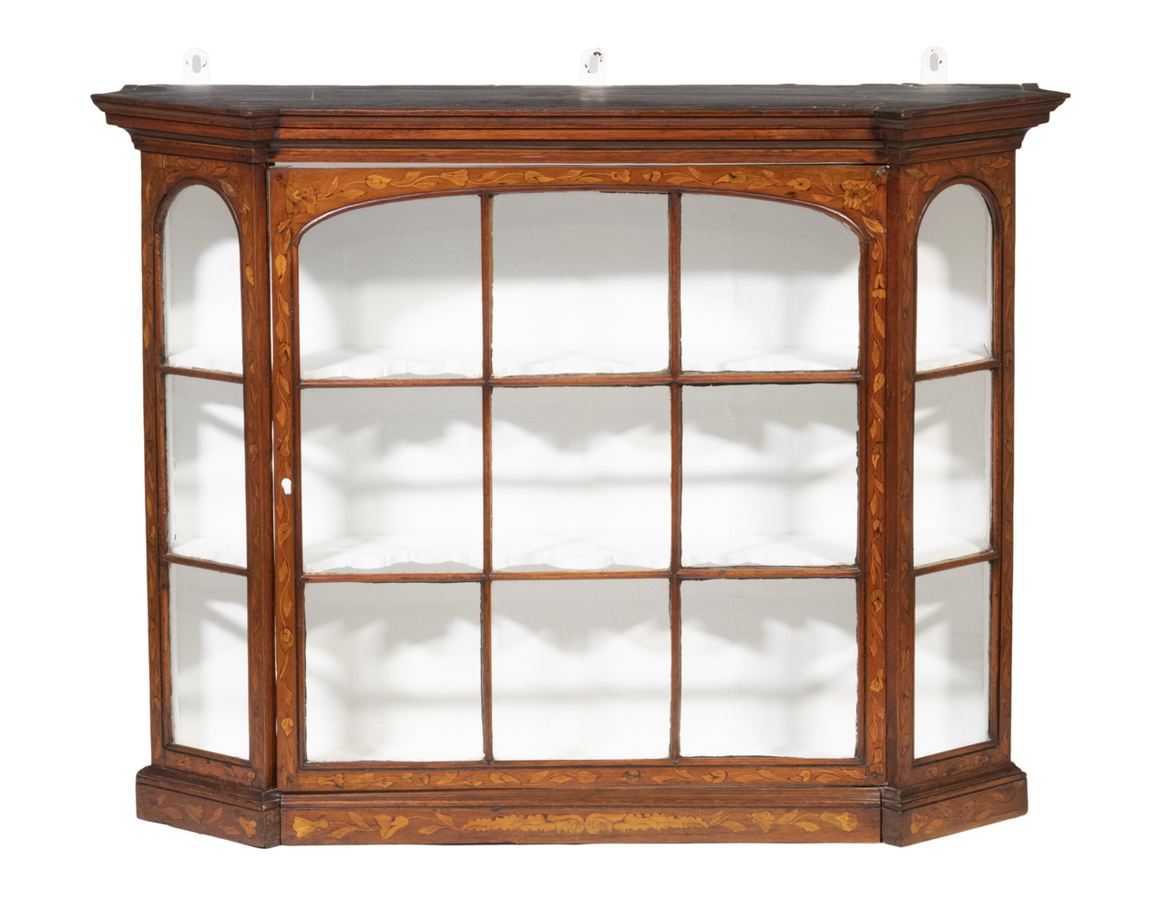 MARQUETRY INLAID HANGING VITRINE