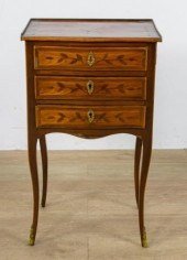 MARQUETRY INLAID SIDE TABLEA m