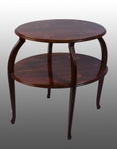 MARQUETRY INLAID SIGNED MAJORE
