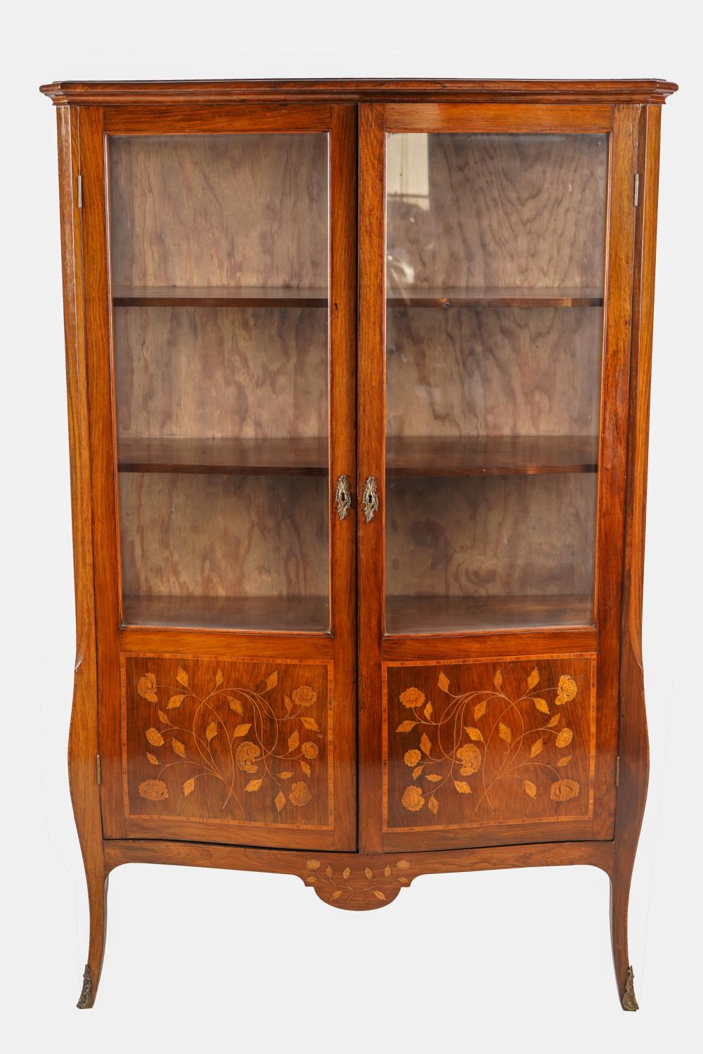MARQUETRY-INLAID VITRINEthe
