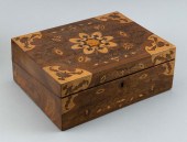 MARQUETRY ROSEWOOD LAP DESK 19
