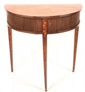 MARQUETRY TAMBAR FRONT DEMILUN