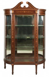 MARQUETRY VITRINE CABINETsecon