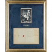 MARQUIS DE LAFAYETTE, AUTOGRAP