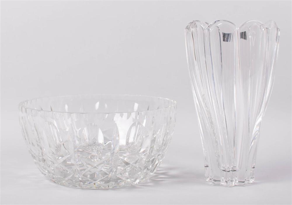 MARQUIS WATERFORD VASE AND CUT