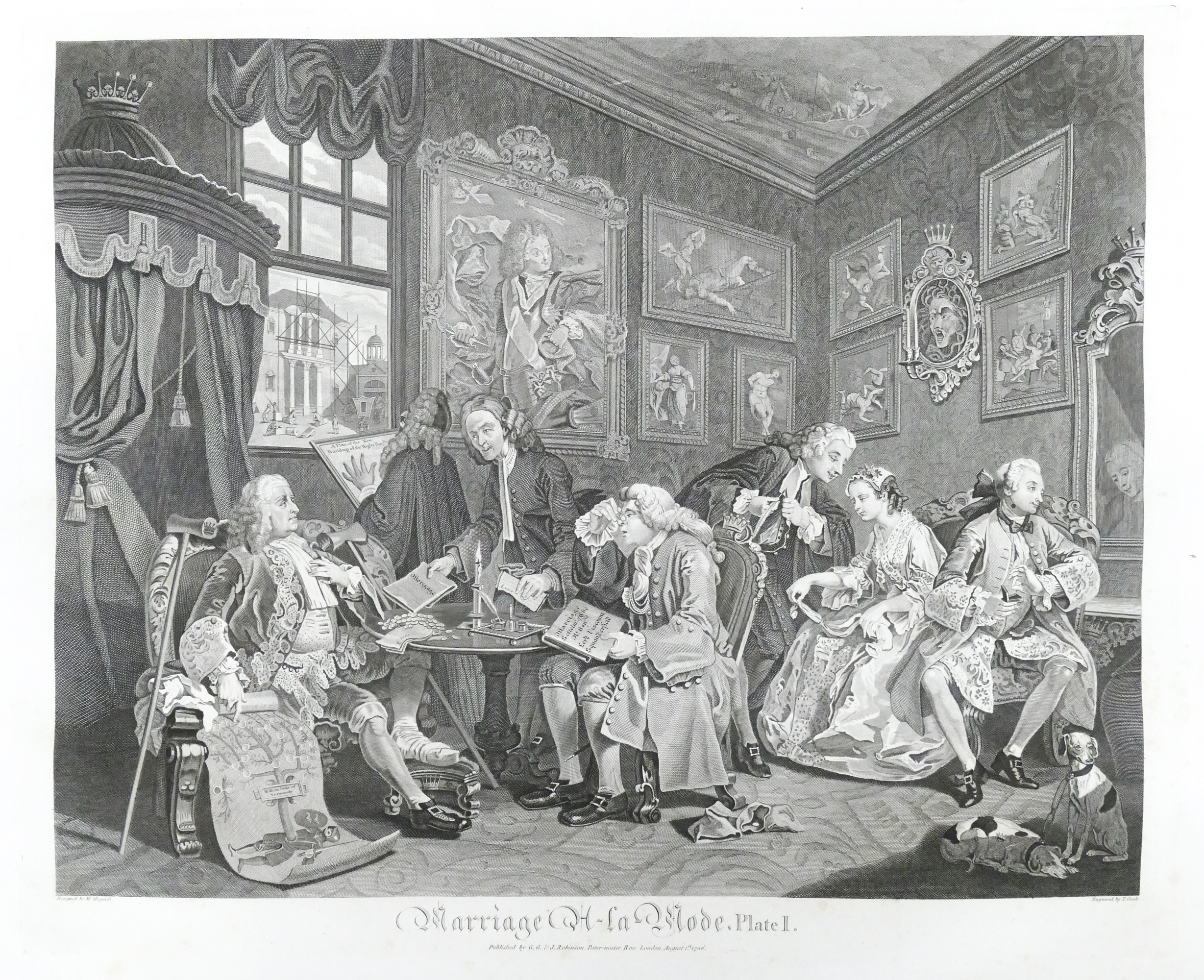 Marriage A-la-Mode' Etchings by