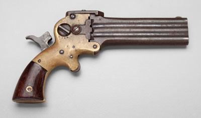 Marston three-barrel pepperbox