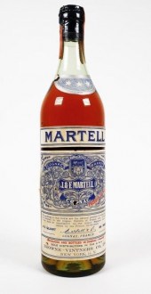 MARTELL COGNAC BRANDY BOTTLE,