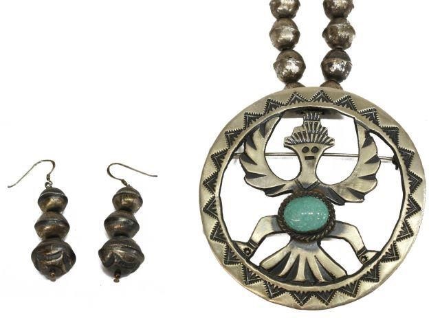 MARTHA CAYATINETO NAVAJO PENDANT