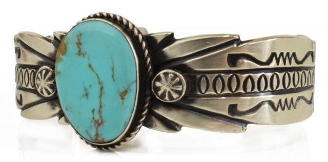 MARTHA CAYATINETO NAVAJO STERLING &