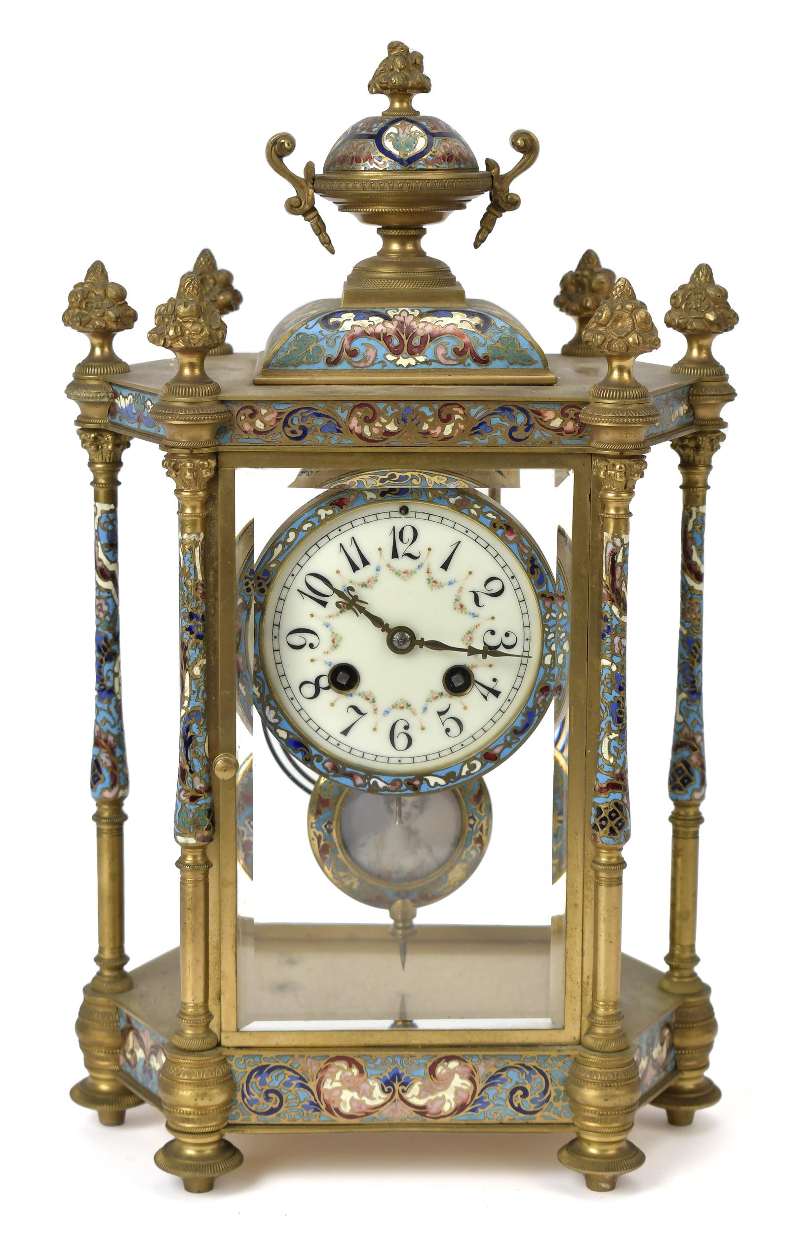 MARTI FRENCH BRONZE CHAMPLEVE
