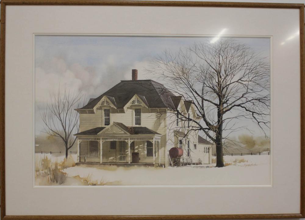 MARTIN BANKE WATERCOLOR ON
