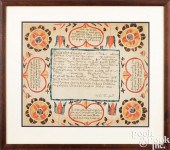 MARTIN BRECHALL FRAKTUR BIRTH