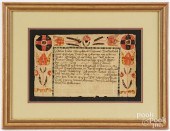 MARTIN BRECHALL FRAKTUR BIRTH