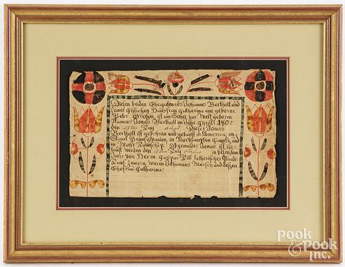 MARTIN BRECHALL FRAKTUR BIRTH