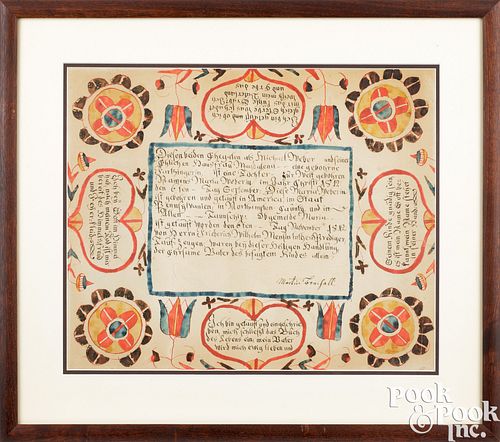 MARTIN BRECHALL FRAKTUR BIRTH