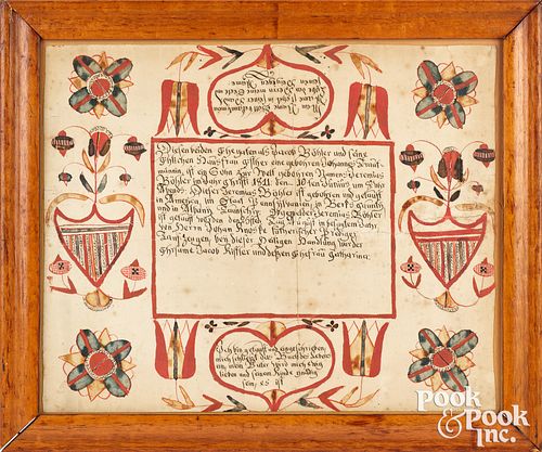 MARTIN BRECHALL FRAKTUR BIRTH