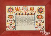 MARTIN BRECHALL FRAKTUR BIRTH