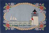 MARTIN IMPORTS HOOKED RUG "NAN