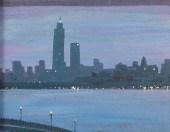 MARTIN MINAHAN OIL ON BOARD NY