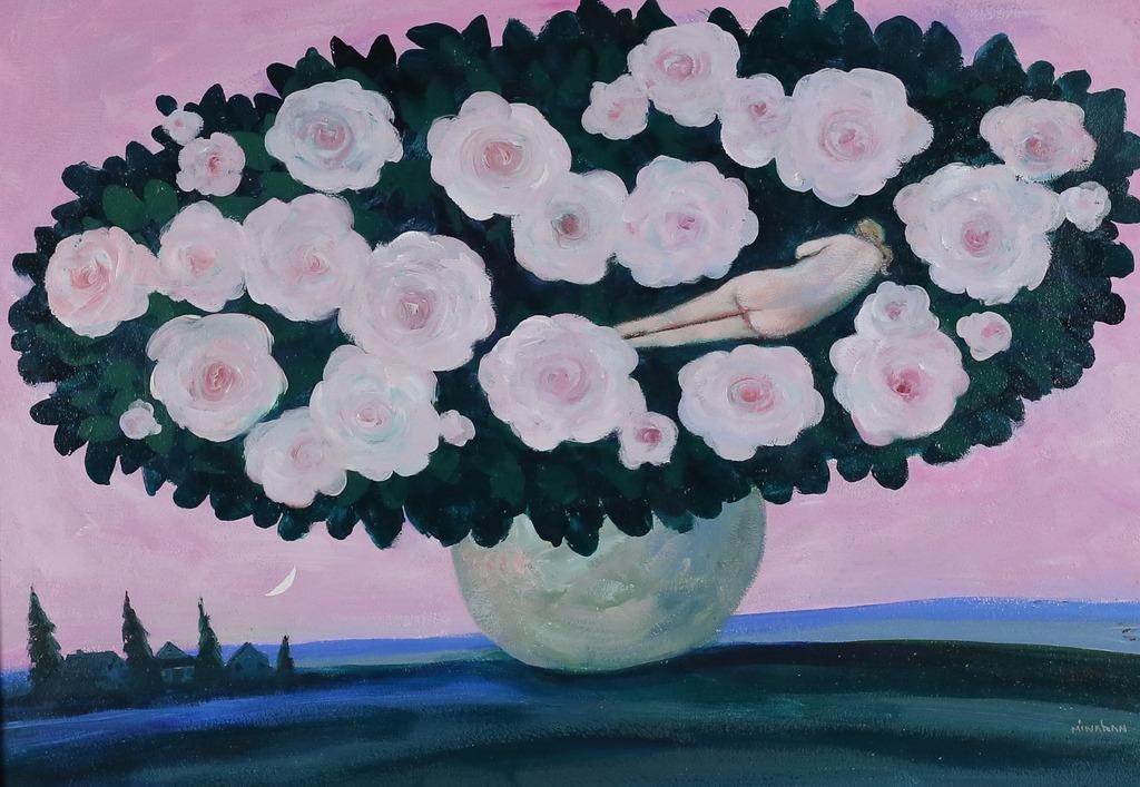 MARTIN MINAHAN OIL ON BOARD STILL