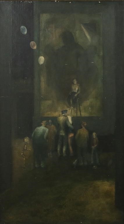 MARTIN MINAHAN OIL ON CANVAS THE