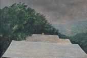 MARTIN MINAHAN OIL ON WOOD PAN