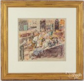 MARTIN PETERSEN, WATERCOLORMar