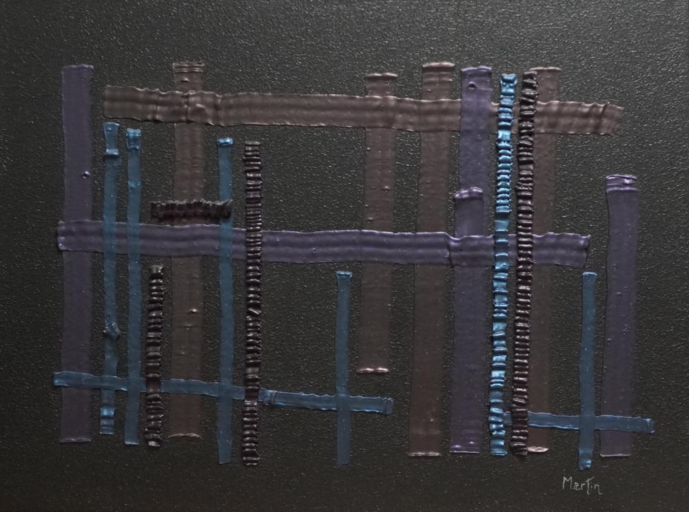 MARTIN, 'RAVENNA', MIXED MEDIA ON