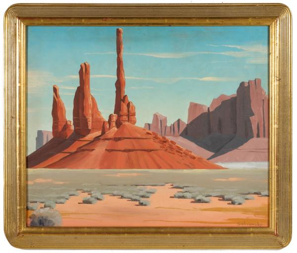 MARTIN SABRANSKY (1895-1986) OIL ON