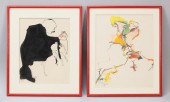 MARTIN SUMERS 2 WORKS ON PAPER