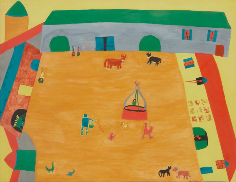 MARTINE, (20TH CENTURY), "GOUACHE