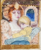 MARTINIQUE, MOTHER AND CHILD,