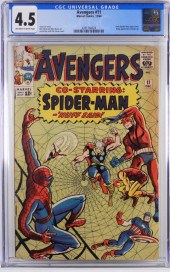 MARVEL COMICS AVENGERS #11 CGC