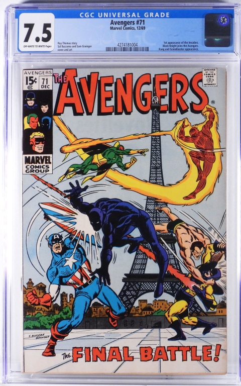 MARVEL COMICS AVENGERS #71 CGC