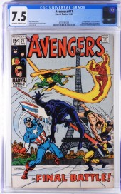 MARVEL COMICS AVENGERS #71 CGC
