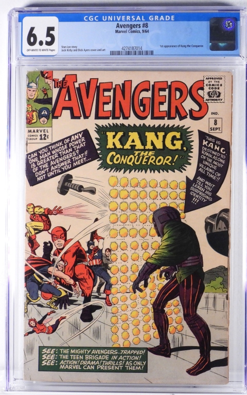 MARVEL COMICS AVENGERS #8 CGC 6.5
