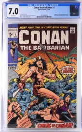 MARVEL COMICS CONAN THE BARBAR