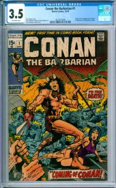 MARVEL COMICS CONAN THE BARBAR