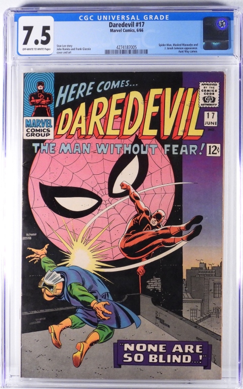 MARVEL COMICS DAREDEVIL #17 CGC 7.5