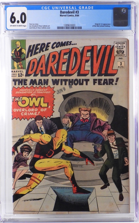 MARVEL COMICS DAREDEVIL #3 CGC