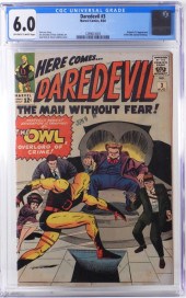 MARVEL COMICS DAREDEVIL #3 CGC