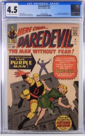 MARVEL COMICS DAREDEVIL #4 CGC