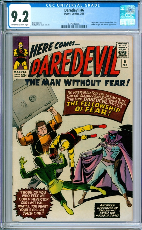 MARVEL COMICS DAREDEVIL #6 CGC