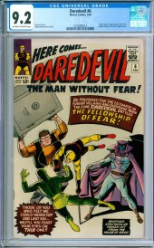 MARVEL COMICS DAREDEVIL #6 CGC