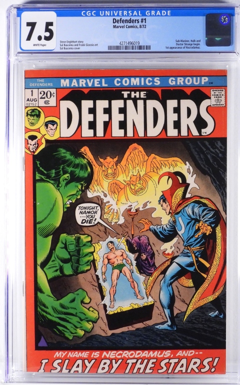 MARVEL COMICS DEFENDERS #1 CGC