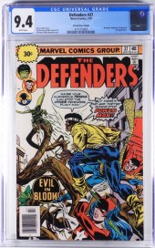 MARVEL COMICS DEFENDERS #37 CG