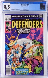 MARVEL COMICS DEFENDERS #58 CG